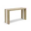 Leather and Hessian Console