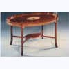 Two Part Inlaid Tray Tables