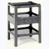 Mahogany Serpentine 3 Tier Lamp