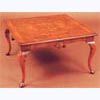 Square Walnut Coffee Table with Shell
