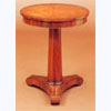 Walnut Column Table on Platform