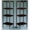 4 Tier Black and Gold 'Whatnots'