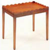 Mahogany Wavy Gallery Wine Table