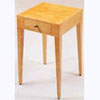 Maple Lamp Table with Tapered Legs