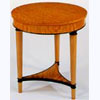 Circular Lamp Table in Satinwood