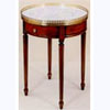 Marble Top Guerdon with Brass Gallery