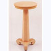 Lamp Table on Chamfered Column and Trefoil Base