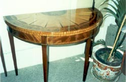 Demi Lune Card Table