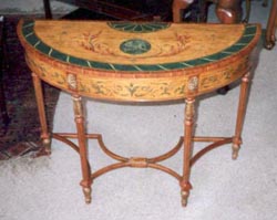 Painted Console - Shaped Stretcher