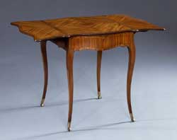 Serpentine Pembroke Table