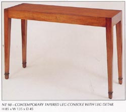 Contemporary Console In Maple