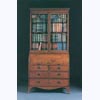 Regency Satinwood Roll Top Bookcase
