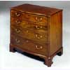 George III St Serpentine Chest