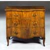 George III St Serpentine Chest=