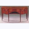 Mahogany Sideboard/Reeded Legs