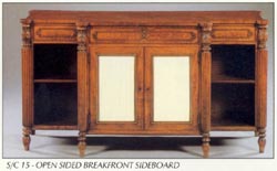 Open Sided Breakfront Sideboard