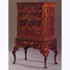 Burr Walnut Chest on Stand