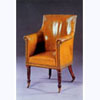 Armchair with Spiral Turned Legs