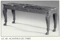 Acanthus Leg Table