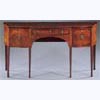 Shaped Mahogany Sideboard