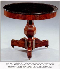 Mahogany Biedermeir Centre Table