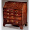 4 Drawer Burr-Walnut Bureau
