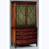Mahogany Bookcase Chest