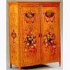 Hand painted Satinwood 2-Door Wardrobe