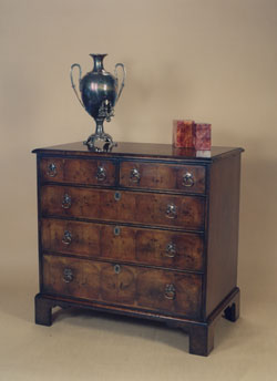 Walnut Chest of Drawers