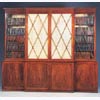 George IV Mahogany Break Front Book Case
