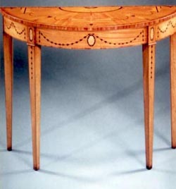 Satinwood Griffin Console Table