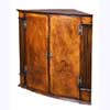 Queen Anne Bow Front Corner Cupboard