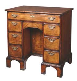 Queen Anne Kneehole Desk