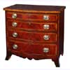 Georgian Bow Fronted Chest