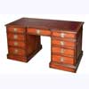 Georgian Style Pedestal Desk