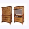 TV / AV Cabinet - Georgian Chest on Chest