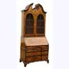 George 1st Block Front Bureau Bookcase