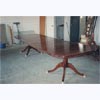 Twin Ped Mahogany Dining Table