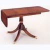Rectangular Drop-Leaf Mahogany Dining Table